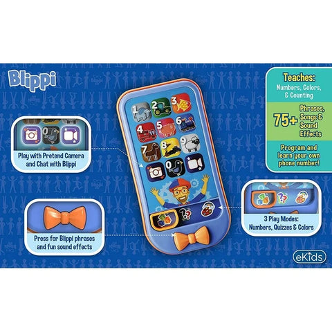 KIDDESIGNS Blippi Counting & Colors Phone