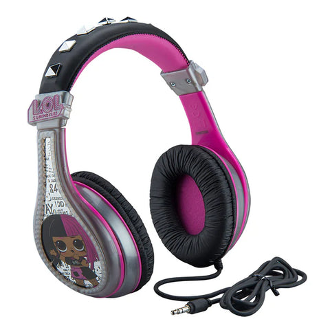 KIDDESIGNS LOL Surprise Youth Headphones Pink / Black