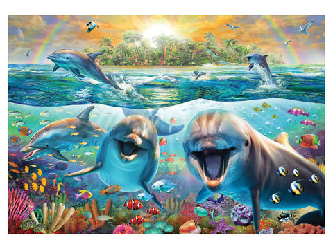 Anatolian Puzzle Laughing Dolphins 260 Pieces