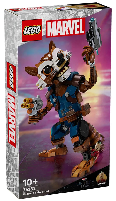 LEGO - Marvel Rocket & Baby Groot 566 Pieces