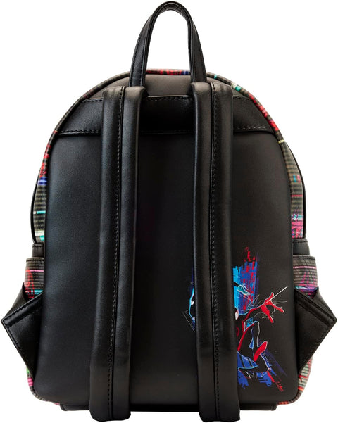 Loungefly Across the Spiderverse Lenticular Mini Backpack