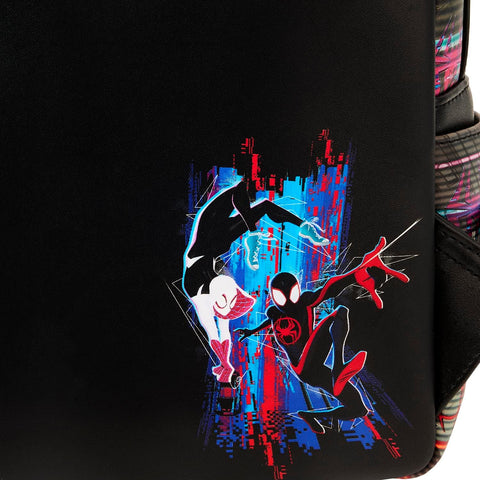 Loungefly Across the Spiderverse Lenticular Mini Backpack
