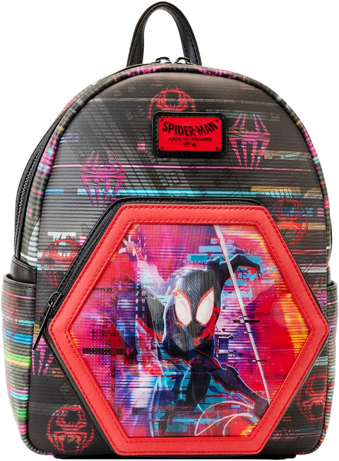 Loungefly Across the Spiderverse Lenticular Mini Backpack