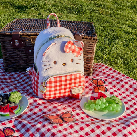 Loungefly Sanrio Hello Kitty Gingham Cosplay Mini Backpack