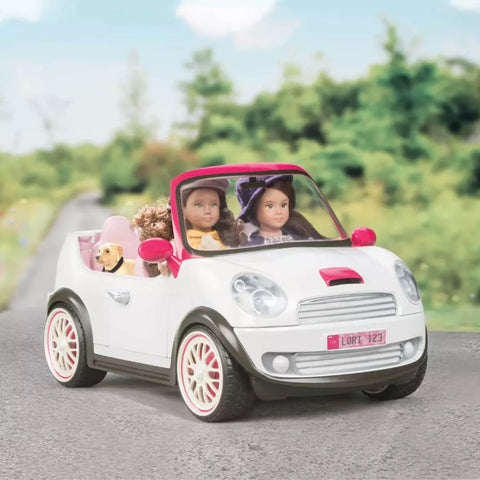 Lori Go Everywhere! Convertible Car Silver Vehicle for 15cm Dolls