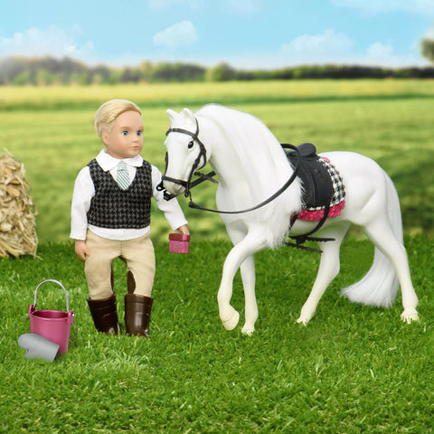 Lori Camarillo White Horse for 15cm Dolls