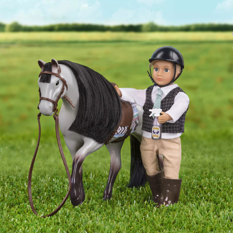 Lori Blue Roan Horse for 15cm Dolls