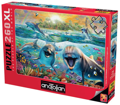 Anatolian Puzzle Laughing Dolphins 260 Pieces