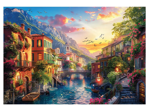 Anatolian Puzzle Mediterranean Village 2000 Pieces