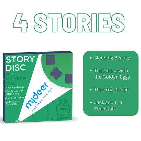 Mideer Projector Disc Set of 5 for Mideer Storybook Projector & Torch
