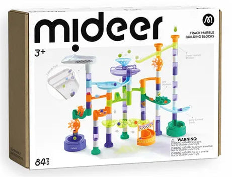 Mideer Track Marble Building Block Set Galaxy Race 84 Pieces