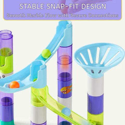 Mideer Track Marble Building Block Set Galaxy Race 84 Pieces