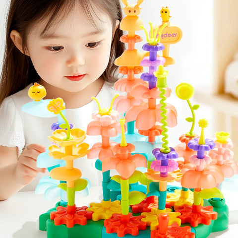 Mideer Rotating Garden Puzzle Blocks 101 Pieces