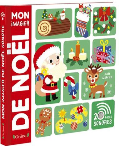 Mon Imagier De Noël, Imagier Avec 20 Puces Sonores