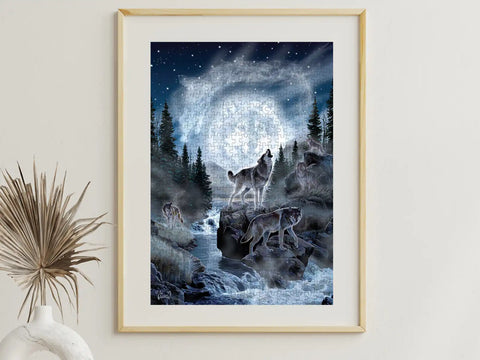 Anatolian Puzzle Moon Wolf 500 Pieces