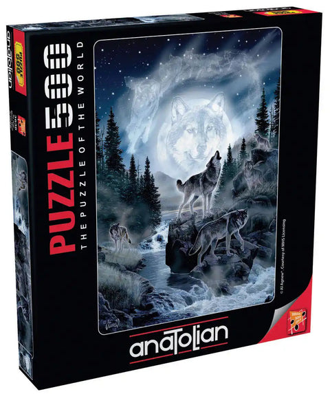 Anatolian Puzzle Moon Wolf 500 Pieces
