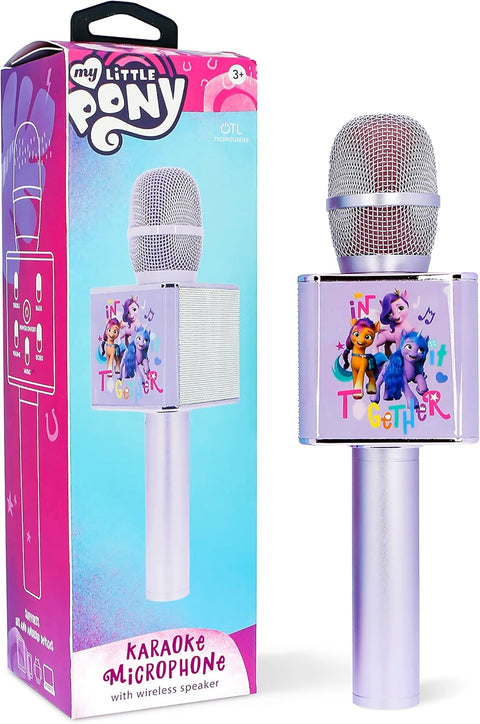 OTL My Little Pony Karaoke Microphone with Bluetooth Speaker Purple