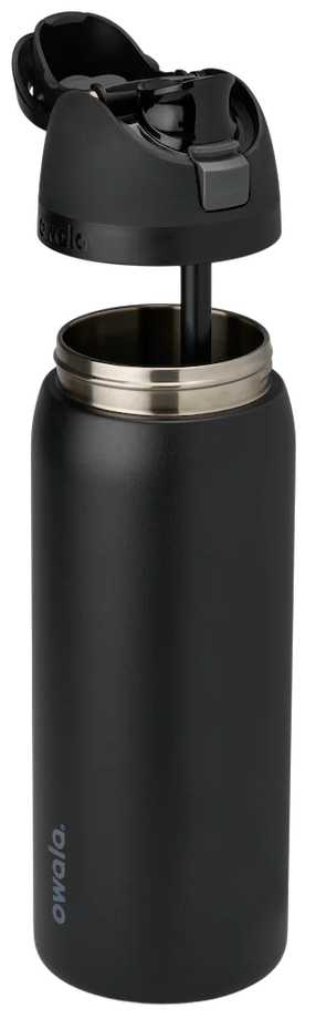 Owala FreeSip Insulated Water Bottle 32oz Very Very Dark