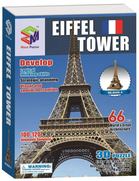 Magic Puzzle Eiffel Tower Big 3D Puzzle