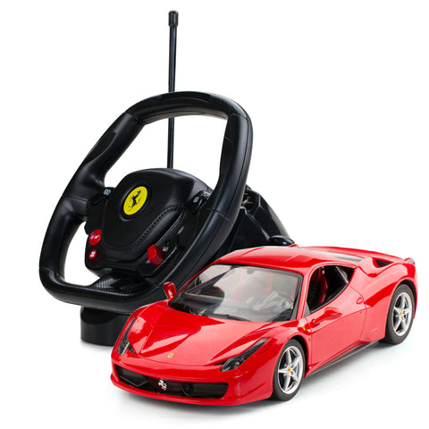 Rastar 1:14 Ferrari 458 Italia With Steering Wheel Controller R/C