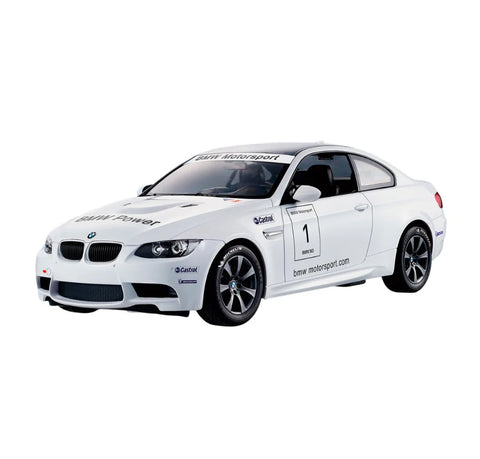 Rastar 1:14 BMW M3 White With Steering Wheel Controller R/C