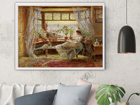 Anatolian Puzzle Reading By The Window 1000 Pieces