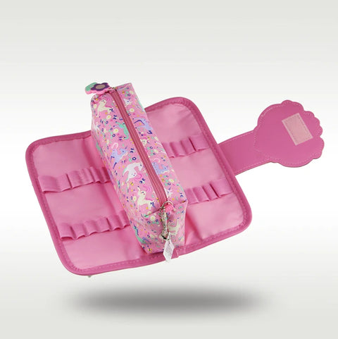 Smiggle Unicorn Utility Pink Pencil Case