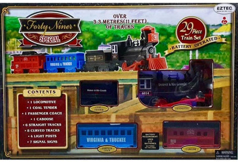 Eztec Santa Fe Special Christmas Train Toy Set