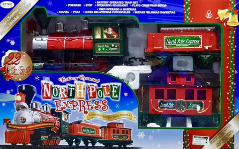 Eztec North Pole Express Train Set 22 Pieces