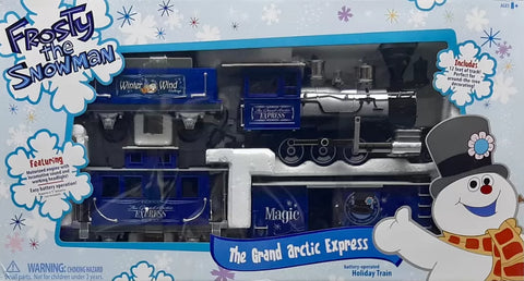 Eztec Frosty The Snowman Arctic Express Christmas Train Set