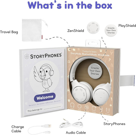 Storyphones Bundle With 2 Storyshields White