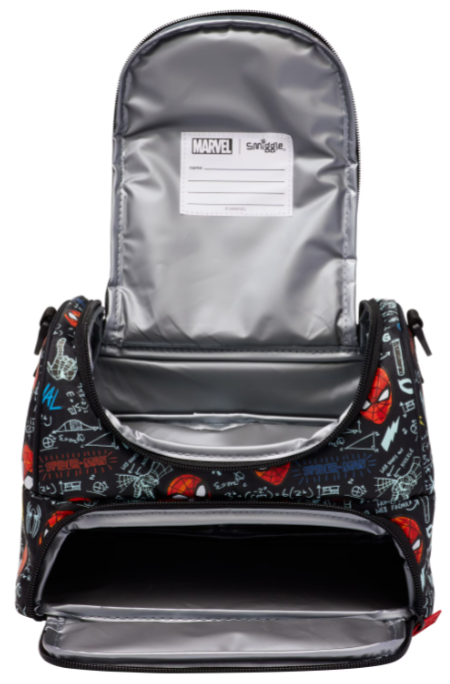 Smiggle Spider-Man Double Lunchbox With Strap