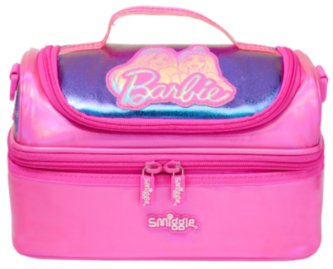 Smiggle Barbie Double Decker Lunchbox With Strap