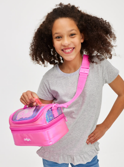 Smiggle Barbie Double Decker Lunchbox With Strap