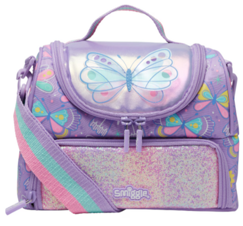 Smiggle Flutter Double Lunchbox With Strap