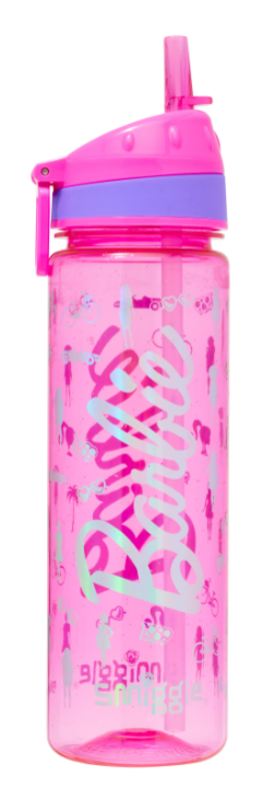 Smiggle - Barbie Drink Up Plastic Drink Bottle 650ml