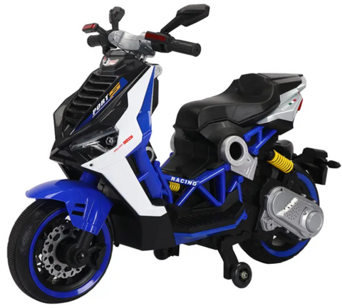 Battery Powered BXV6RR Blue Bike Ride-On 12V