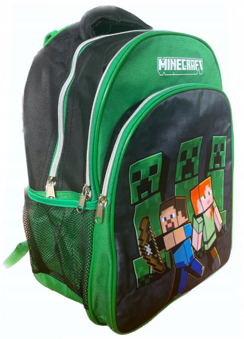 Minecraft 3 Compartments Backpack 42cm