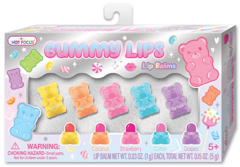 Hot Focus Gummy Lips Sugar Crush Lip Balms