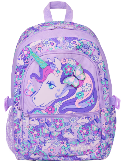 Smiggle Hi There Unicorn Classic Attach Backpack 42cm