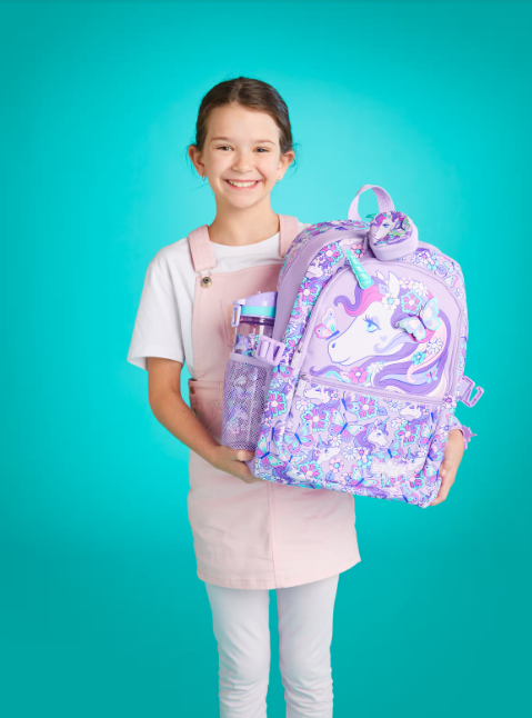 Smiggle Hi There Unicorn Classic Attach Backpack 42cm