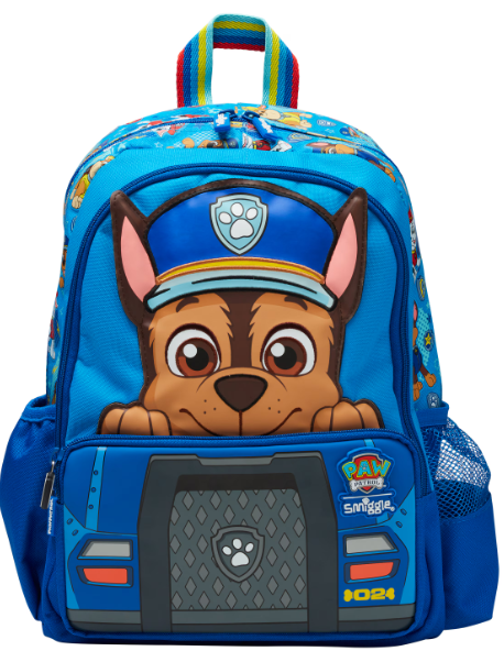 Smiggle Paw Patrol Junior Chase Character Backpack 36cm