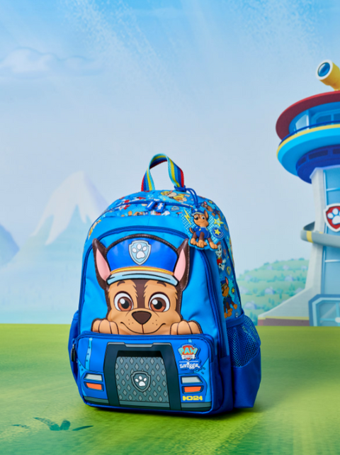 Smiggle Paw Patrol Junior Chase Character Backpack 36cm