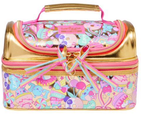 Smiggle Gold Team Double Decker Lunchbox