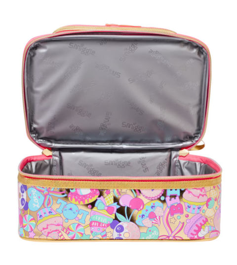 Smiggle Gold Team Double Decker Lunchbox