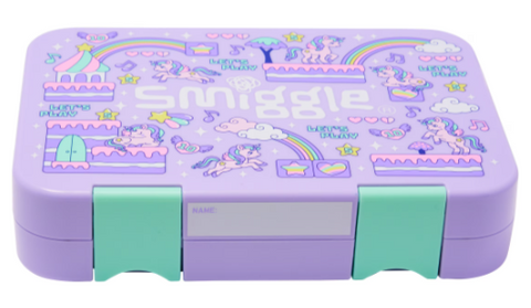 Smiggle Let's Play Unicorn Bento Lunch Box