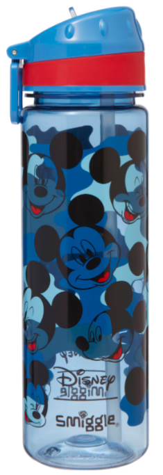 Smiggle Mickey Mouse Water Bottle Blue 650ml