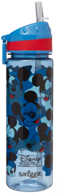 Smiggle Mickey Mouse Water Bottle Blue 650ml