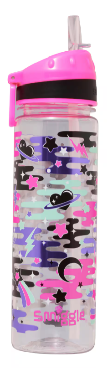 Smiggle Smiggler Pink Water Bottle 650ml