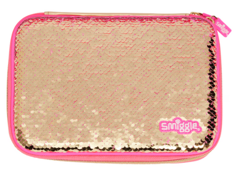 Smiggle Gold Team Hard Top Pencil Case